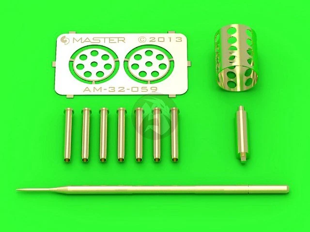 Tubo Pitot Master 1/32 y punta de pistola Avenger GAU-8 para A-10 Thunderbolt II AM-32-059 Foto 1 de 1