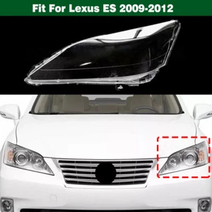 Left Front Headlight Clear Lens Cover + Sealant Glue For Lexus ES350 2009-2012 - Picture 1 of 9
