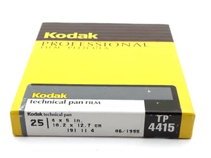 Kodak Technical Pan 4x5in Film (#TP4415) - 19 Sheets (Dated 06/1995) - Picture 1 of 4