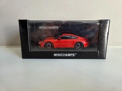 Minichamps 1/43 Porsche 911 GT3 - Lava Orange - 2016 - 410066024 - Image 1 of 4