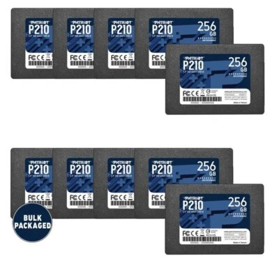Patriot P210 256GB 2.5" SATA 3 6GB/s Internal SSD For Laptop/PC/MAC 10-PACK BULK - Image 1 of 4