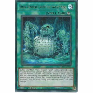 Dark Contract with the Swamp King GFP2-EN160 1st Edition Ultra Rare :YuGiOh Card - Picture 1 of 3
