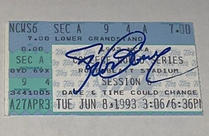 1993 Steve Garvey Auto College World Series CWS Ticket Stub Nice!!!! Omaha - Picture 1 of 5