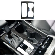 Carbon fiber color Gear Shift Panel Cover Fit for Hyundai Santa Cruz 2022 2023