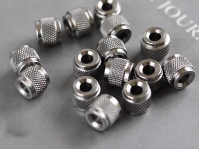 Titanium Lanyard Bead Knife Lanyard Paracord Beads Pendant (Blue Color) - Image 1 of 4