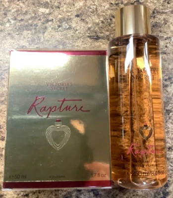 Victoria's Secret RAPTURE Colonia Perfume 1.7 fl oz + Niebla 8.4 fl oz Set Nuevo con Etiquetas Foto 1 de 4