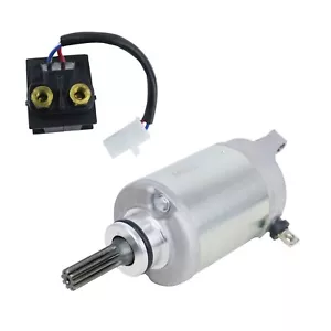 31100-45G00 Starter with Relay for Suzuki LT-R450 LT-R450Z Quadracer 2006-2009 - Foto 1 di 7