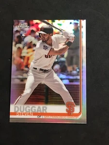 2019 TOPPS CHROME REFRACTOR STEVEN DUGGAR ROOKIE #150 SAN FRAN GIANTS RC MINT - Bild 1 von 2