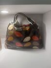 Orla Kiely Autumn Colored Carryall Stem  Bag( Good Condition And Great For Fall!
