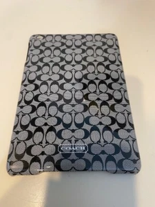 AUTHENTIC COACH SIGNATURE “C” MOLDED IPAD MINI HARDSHELL CASE Black/White Used - Picture 1 of 2