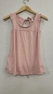 Top de salmón rosa suave sin mangas Xhilaration mediano - Imagen 1 de 8