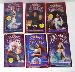Zodiac Chillers Books 1-6 First Edition SOLD AS A SET - Picture 1 of 22
