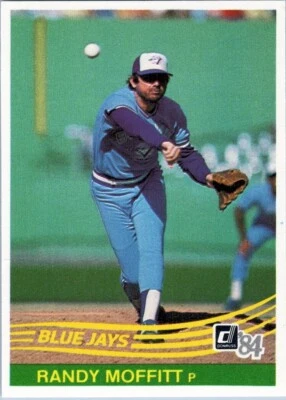 1984 Donruss #390 Randy Moffitt Toronto Blue Jays - Image 1 of 2