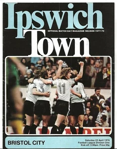 Football Programme>IPSWICH TOWN v BRISTOL CITY Apr 1978 - Picture 1 of 1