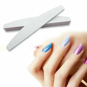 4x limas de uñas profesionales tampón placa emery de doble lado 100 180 150 240 grano - Imagen 1 de 5