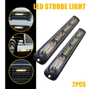 LED Emergency Strobe Rooftop Double Side Light Bar Traffic Advisor Flash Warning - Picture 1 of 13