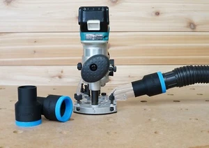 Adaptador de manguera de aspiradora de tienda de 1 7/8" para enrutador de inmersión Makita - Imagen 1 de 5