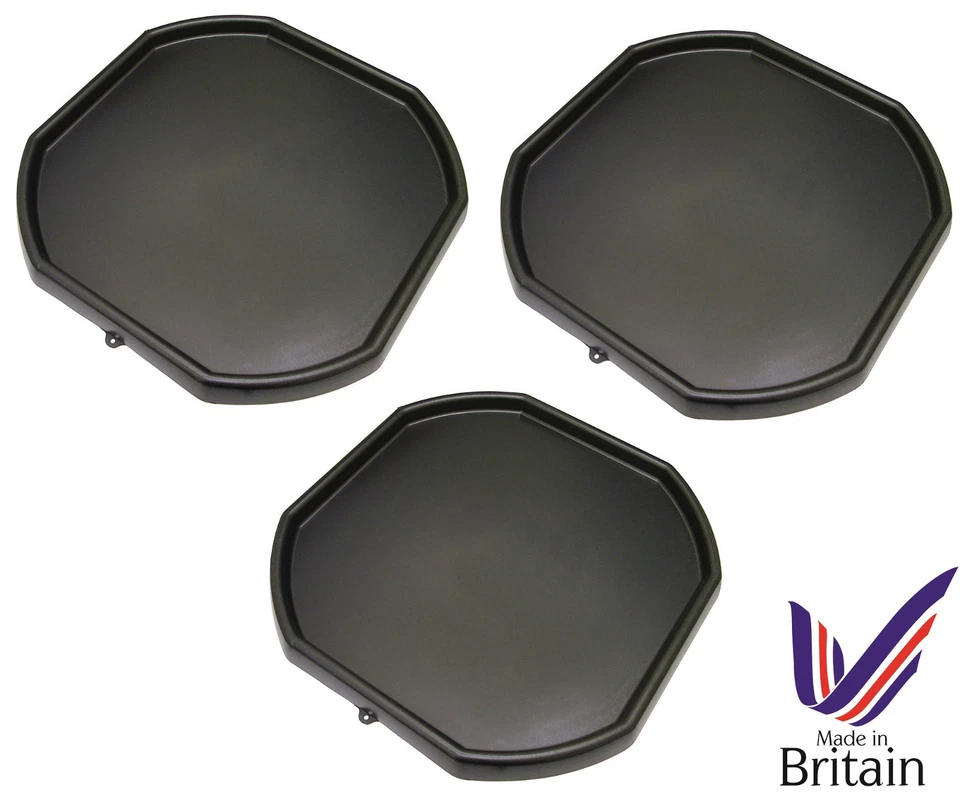 Large Black Plastic Mixing Tray Kids Play Sand Water Builders Spot for Cement - Image 1 of 1