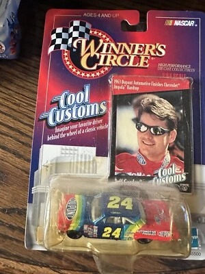 Jeff Gordon NASCAR Winners Circle Cool Customs 1963 Impala 1:64 Diecast Car - Image 1 of 2