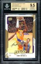 Kobe Bryant 2008-09 Upper Deck MVP Gold Script #69 (pop 1) BGS 9.5
