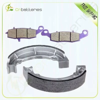 Pastillas y zapatas de freno delanteras y traseras para Kawasaki W650 2000-2001 fibra de carbono Foto 1 de 4