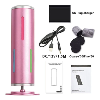 Foot Callus Remover Foot Care File Sander Heels Dead Skin with 60pcs Sandpaper - Image 1 of 4