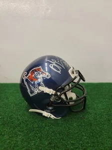 #20 SIGNED AUTOGRAPHED MEMPHIS TIGERS BLUE MINI HELMET JSA - Picture 1 of 13