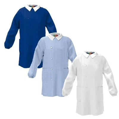 Grembiule Scuola Bambino Asilo ed Elementare Senza Ricamo con Bottoni Mariano - Immagine 1 di 2