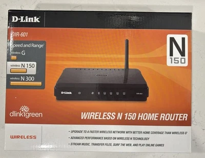 Router inalámbrico N D-Link N150 Home 150 Mbps 4 puertos 10/100 (DIR-601) Foto 1 de 4