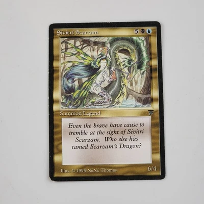 MTG Sivitri Scarzam Legends Magic the Gathering Card U Legend Creature LP Vtg - Image 1 of 2