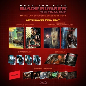 Blade Runner: The Final Cut 4K UHD Manta Lab Single Lenticular Slip Steelbook - Picture 1 of 1