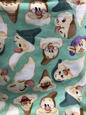 2014  7 Dwarfs Classic Tales  36”X 42” Flannel - Image 1 of 2