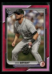 2024 Bowman #50 Kris Bryant Fuchsia #/299 - Picture 1 of 2