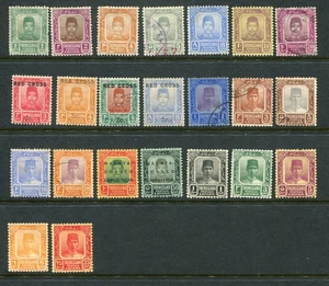 TRENGGANU Malaya Old M&U Lot to $1 23 Stamps - Bild 1 von 1
