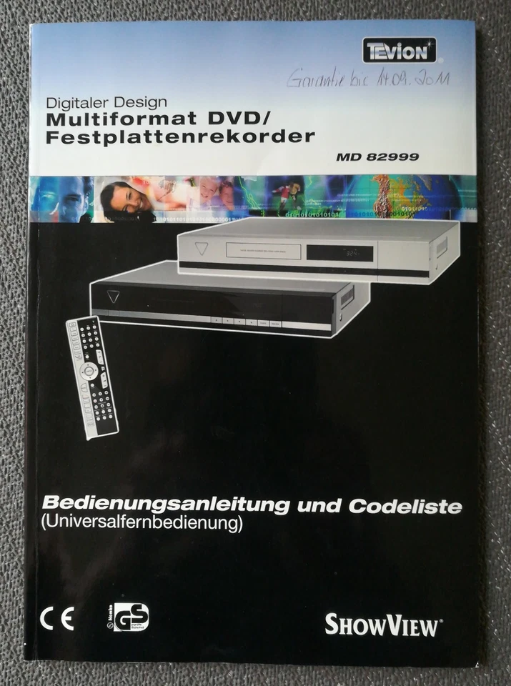 Bedienungsanleitung für Multiformat Festplattenrecorder Tevion MD 82999 - Bild 1 von 1