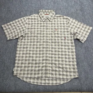 Camisa SIMMS Para Hombres Extra Grande A Cuadros CORE3 Mosca Ventilada Perla A Presión Botones Pesca - Imagen 1 de 11