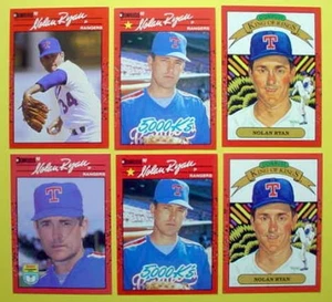 1990 Donruss 166 Kings 5000 K Error Correct Learning Series Nolan Ryan Card Lot - Picture 1 of 14
