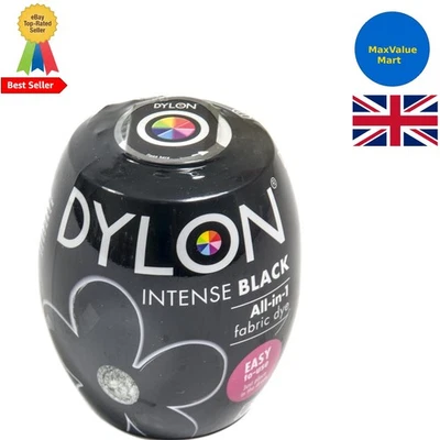 Intense Black Powder Dye Pods - Versatile Pack of 3 for DIY Fabric Projects - Image 1 of 3