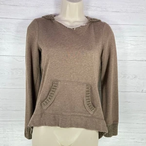 VTG Aeropostale Y2K xs Brown women sweater hoodie grunge goblin bella elena  - Picture 1 of 8