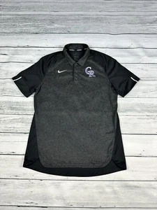 Nike Colorado Rockies Polo Size M Men’s  - Picture 1 of 7