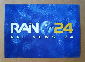 ADESIVO/STICKER "RAI NEWS 24 - RAI N 24" - TV - Rarità - Anni '90 - Collezione - Bild 1 von 1