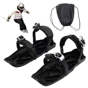 Mini Ski Skates Snow Shoes Skis Snowboards Snow Short Skiboard Snowboarding Shoe - Picture 1 of 17