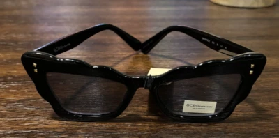 “BCBG Max Azria Cat Eye Sunnies Black – Rockabilly Retro NWT Women’s - Image 1 of 4