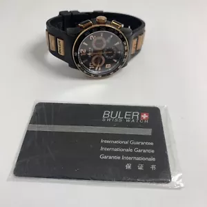 BULER SKY HERO CHRONOGRAPH, Quartz Watch Rubber Band Model#0341 - Picture 1 of 10