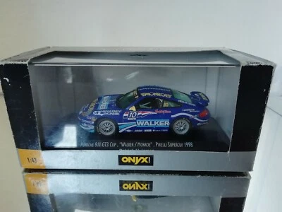 Onice Porsche 911 GT3 Cup Monroe Pirelli Supercup 1998 In Blu On 1:43 In Box - Immagine 1 di 4