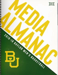2018-19 Baylor Bears Men's Basketball Media Guide - Picture 1 of 2