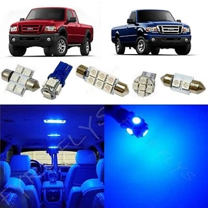 6x Blue LED lights interior package kit for 1998-2011 Ford Ranger FR1B - Bild 1 von 6