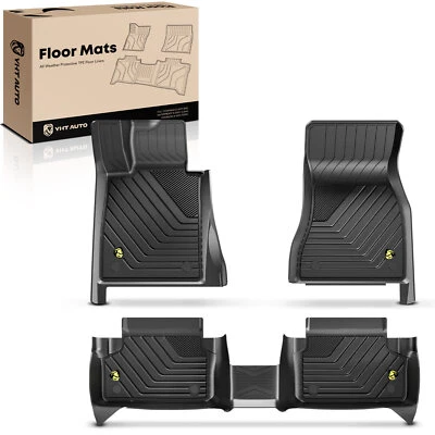 3x Alfombrillas negras nuevas para fila delantera y trasera para BMW F10 G30 520i 528i xDrive Foto 1 de 4