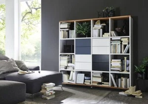 Iversen, Contra Kernbuche weiss lackiert/schwarz/grau - Bild 1 von 1