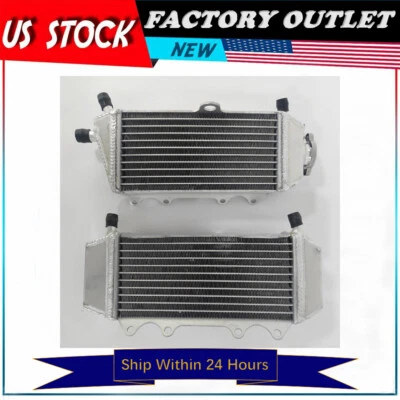 All Aluminum Radiator For Yamaha YZ125 YZ125X 2005-2024 (Left + Right） Foto 1 de 4